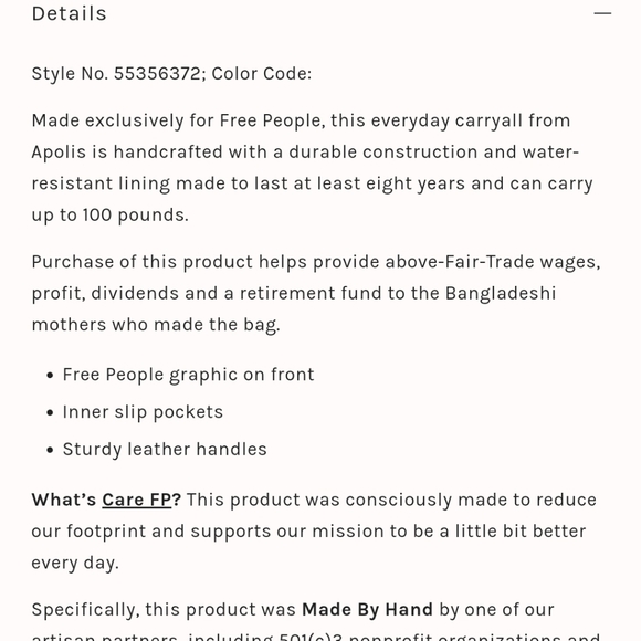 New Free People Apolis reusable tote bag market os - Picture 7 of 16